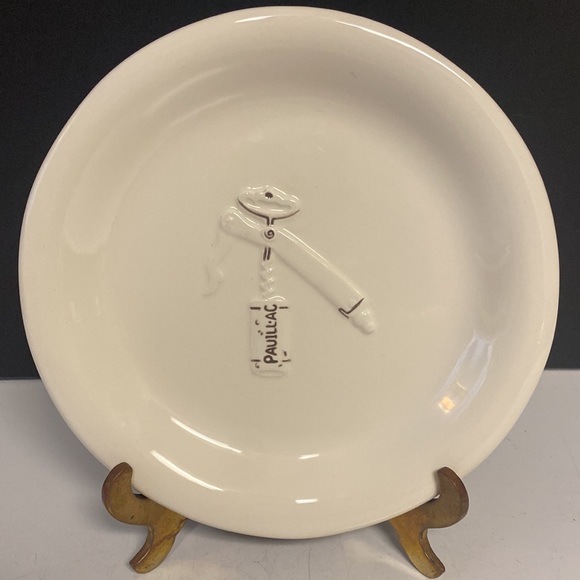 Williams Sonoma Corkscrew Porcelain 6”D Plates Set of Six - Picture 3 of 16